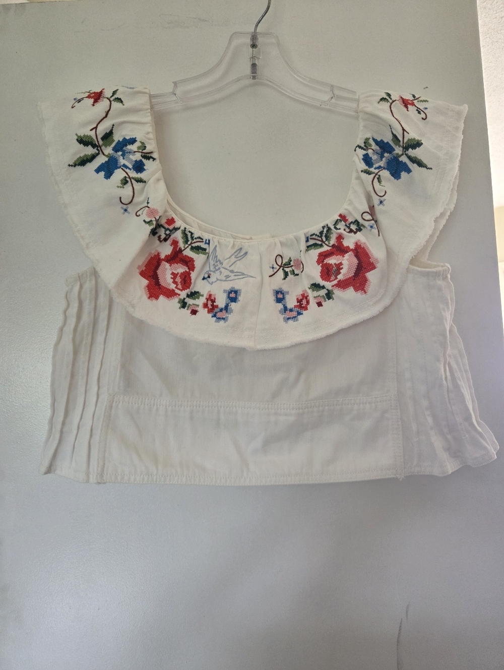Pilcro Embellished Ruffle Collar Top - Picture 3 of 6